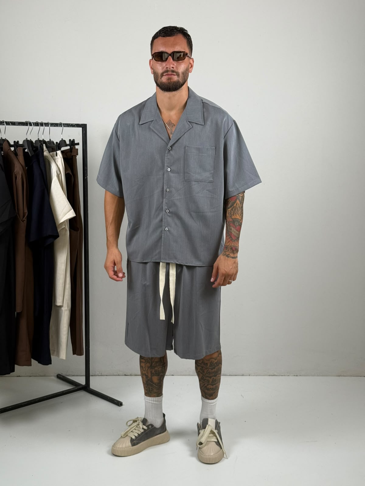 Coordinato Nizza grigio scuro