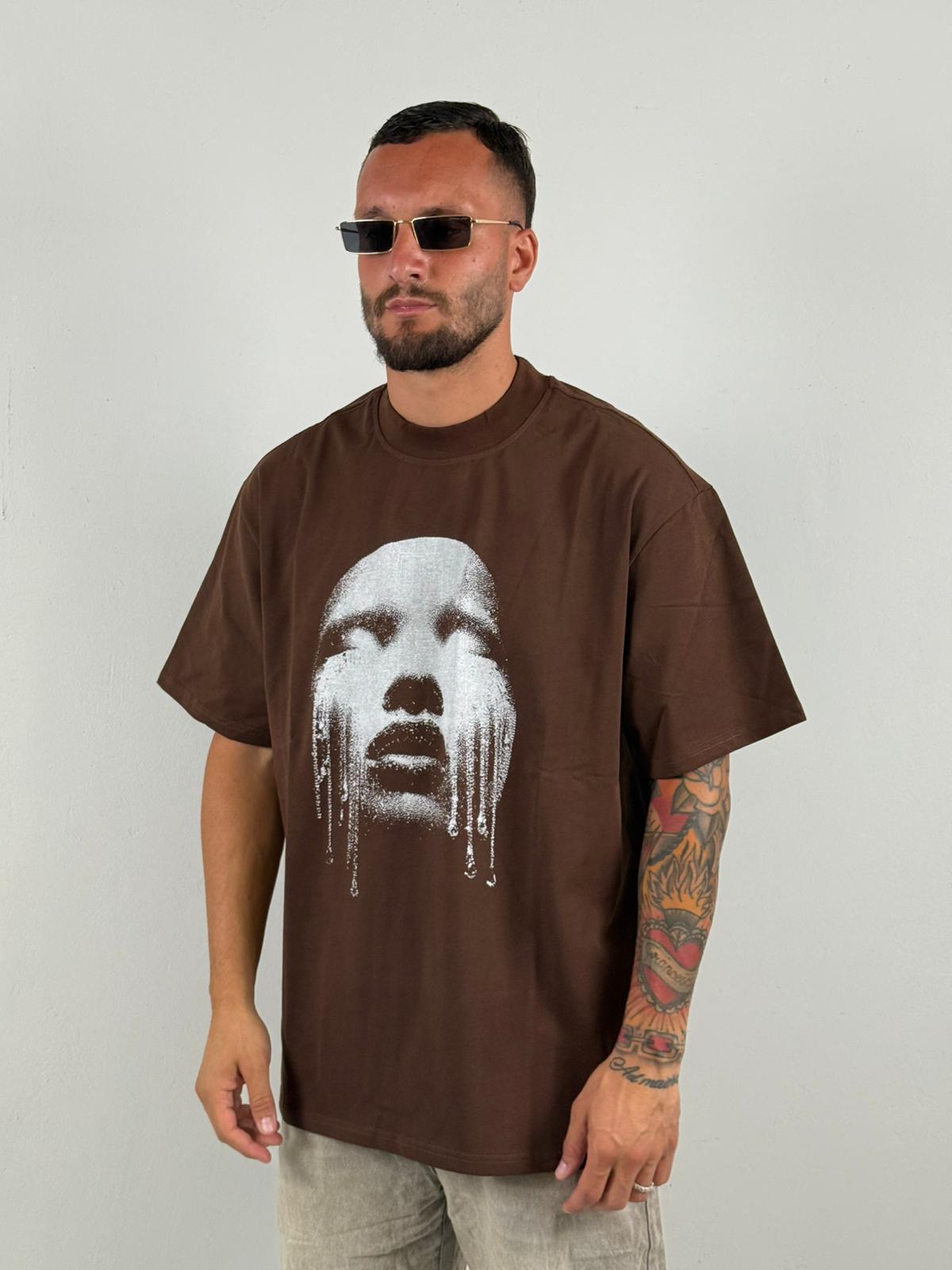 Shirt viso marrone