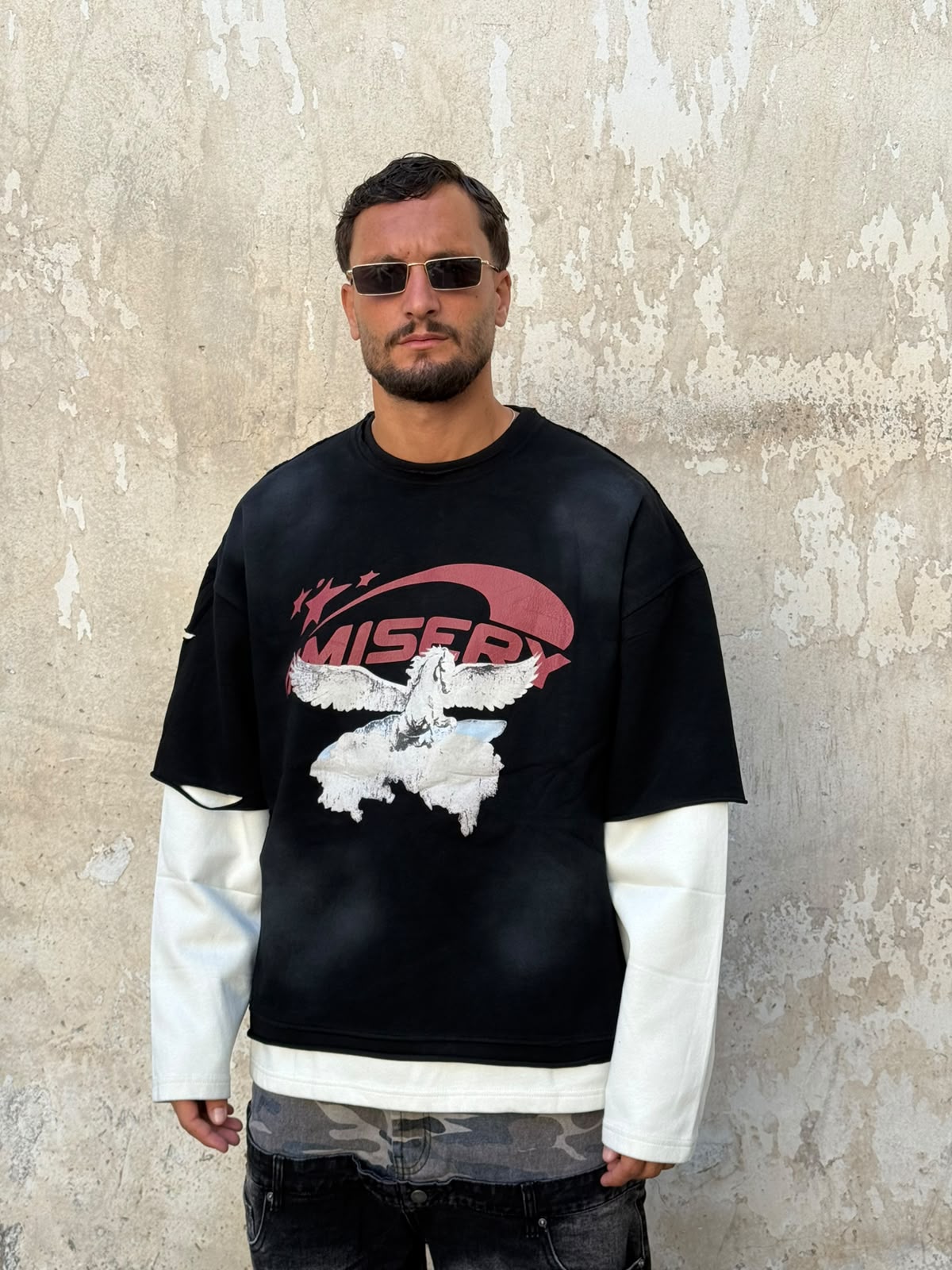 Long sleeve misery nera