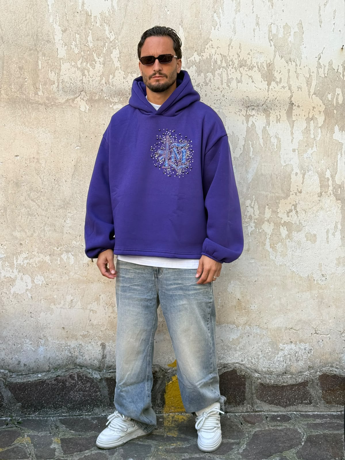 Felpa back viola