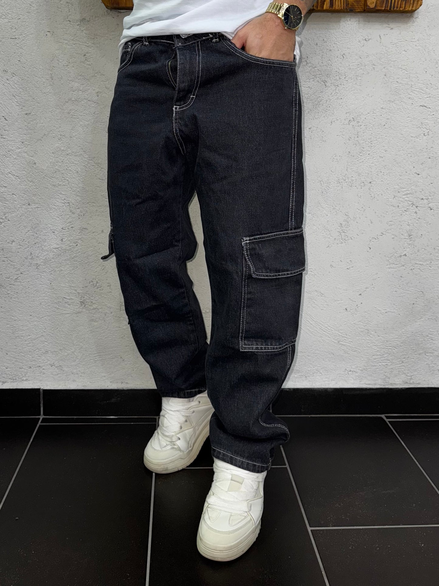 JEANS BAGGY CARGO