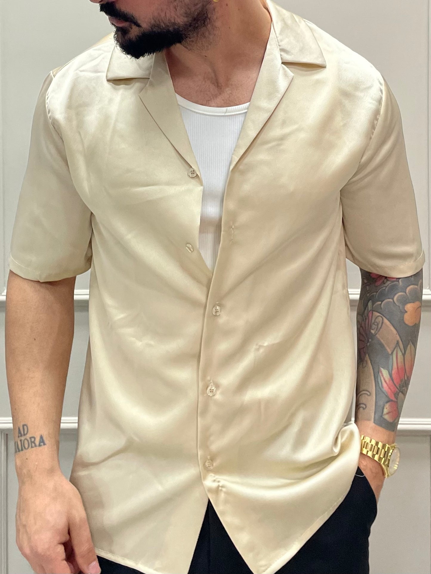 CAMICIA RASATA GOLD