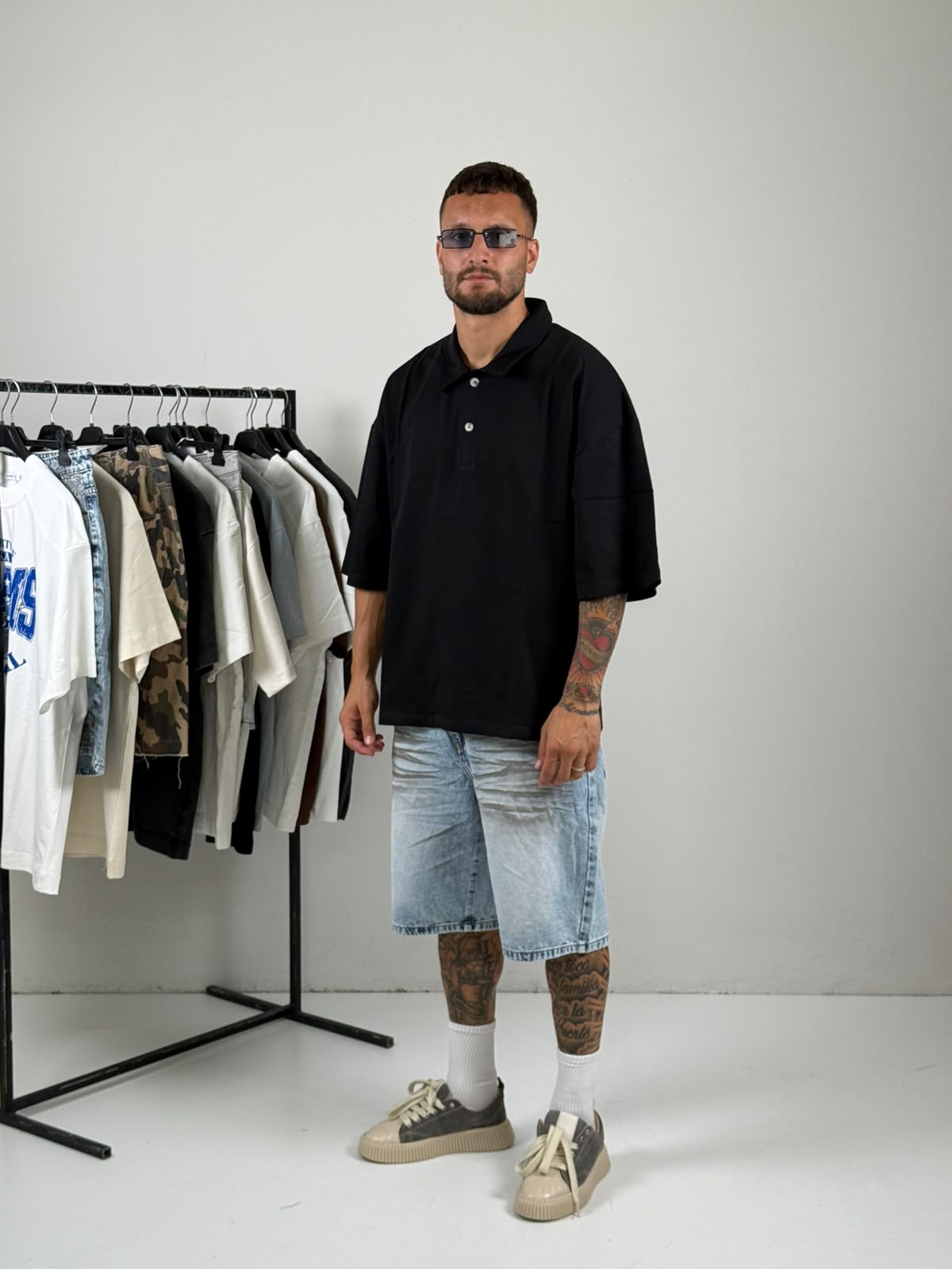 Polo over black