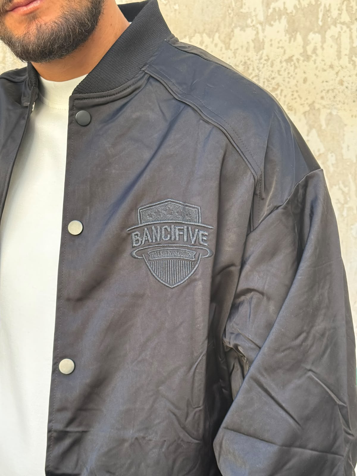 Bomber top nero
