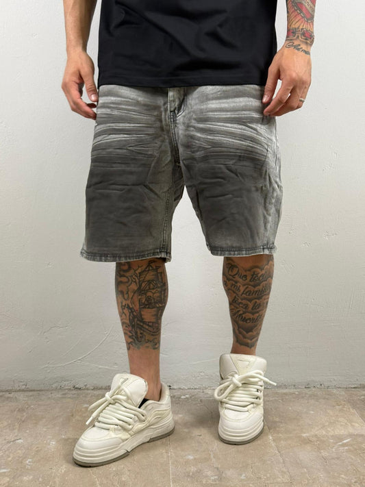 Bermuda jeans grayblack