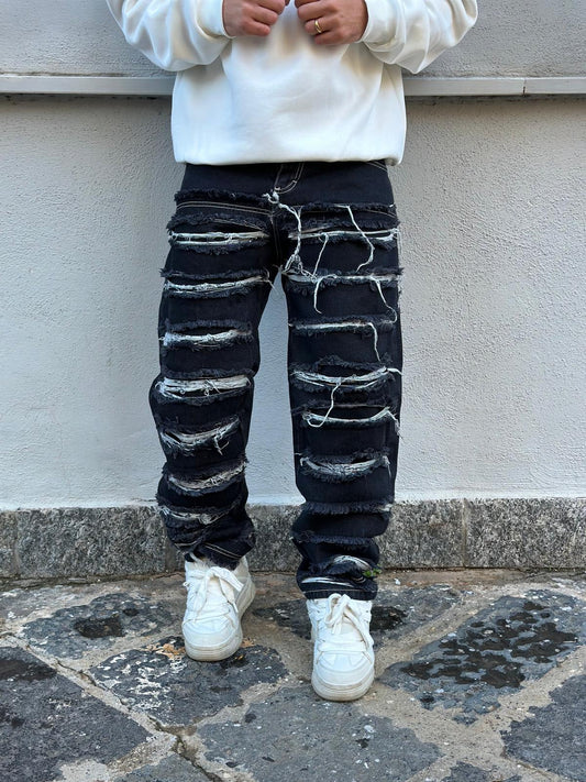 JEANS BAGGY RIPPED