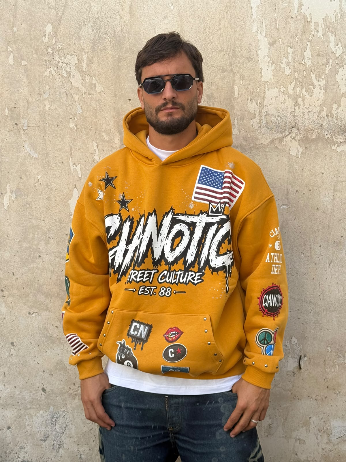 Felpa american street senape
