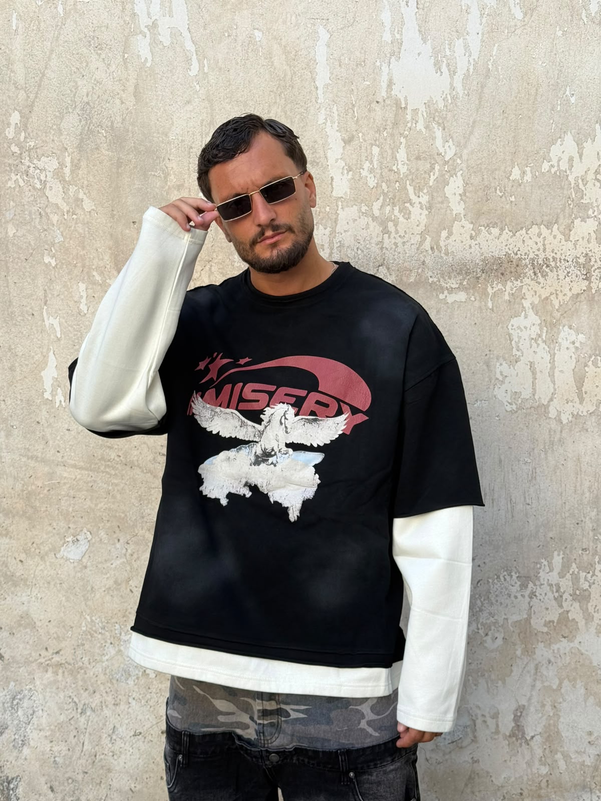 Long sleeve misery nera