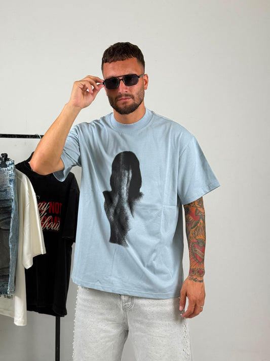 Shirt paura celeste
