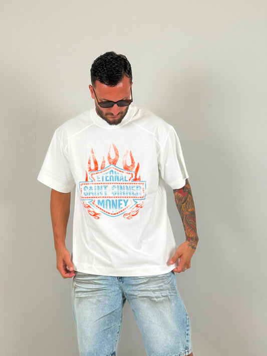 Shirt money fuego bianca