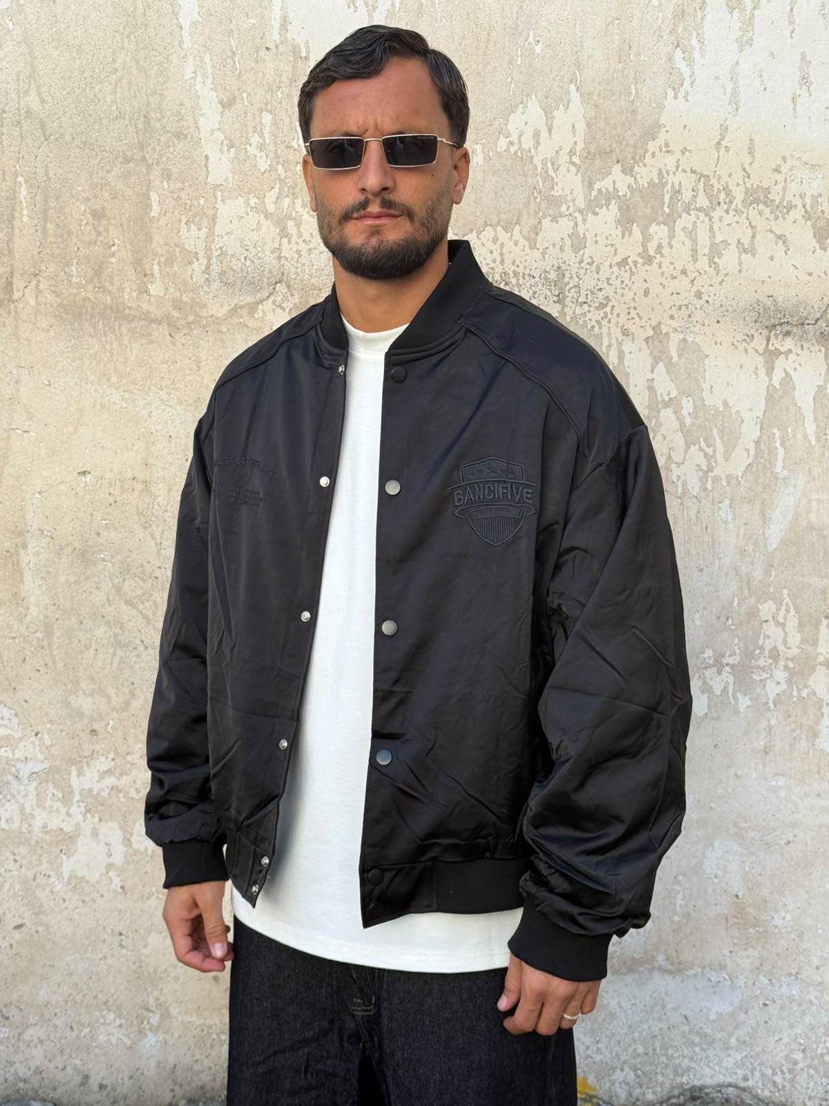Bomber top nero