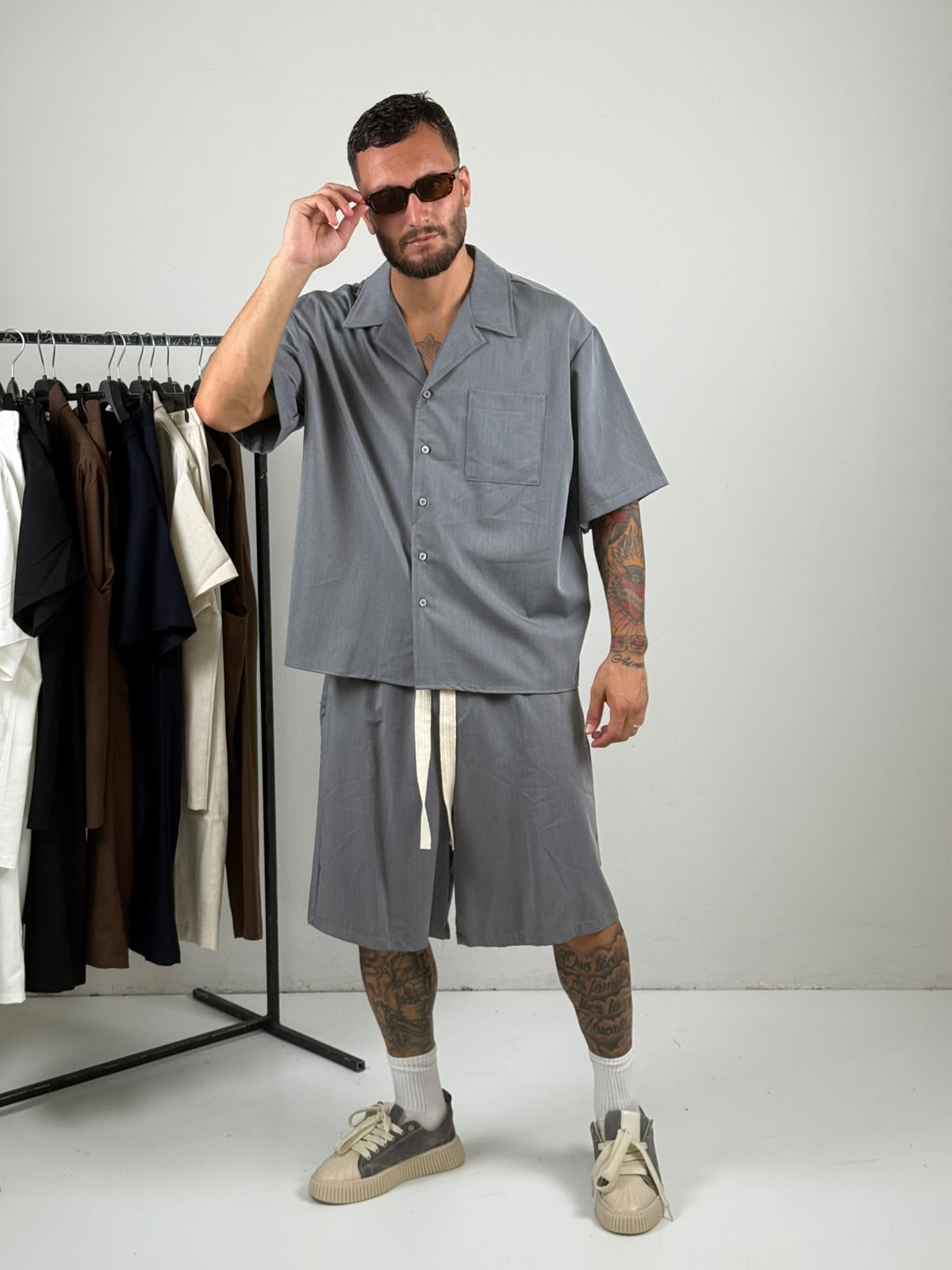 Coordinato Nizza grigio scuro