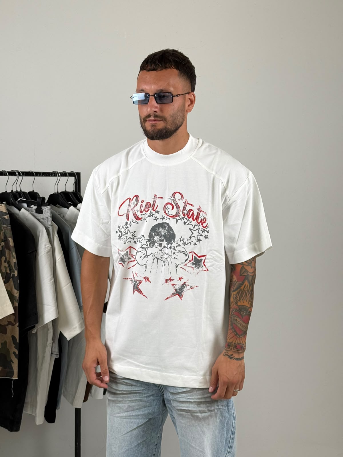 Shirt Riot state bianca
