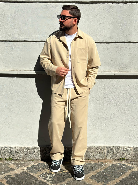 COORDINATO DOUBLE BEIGE