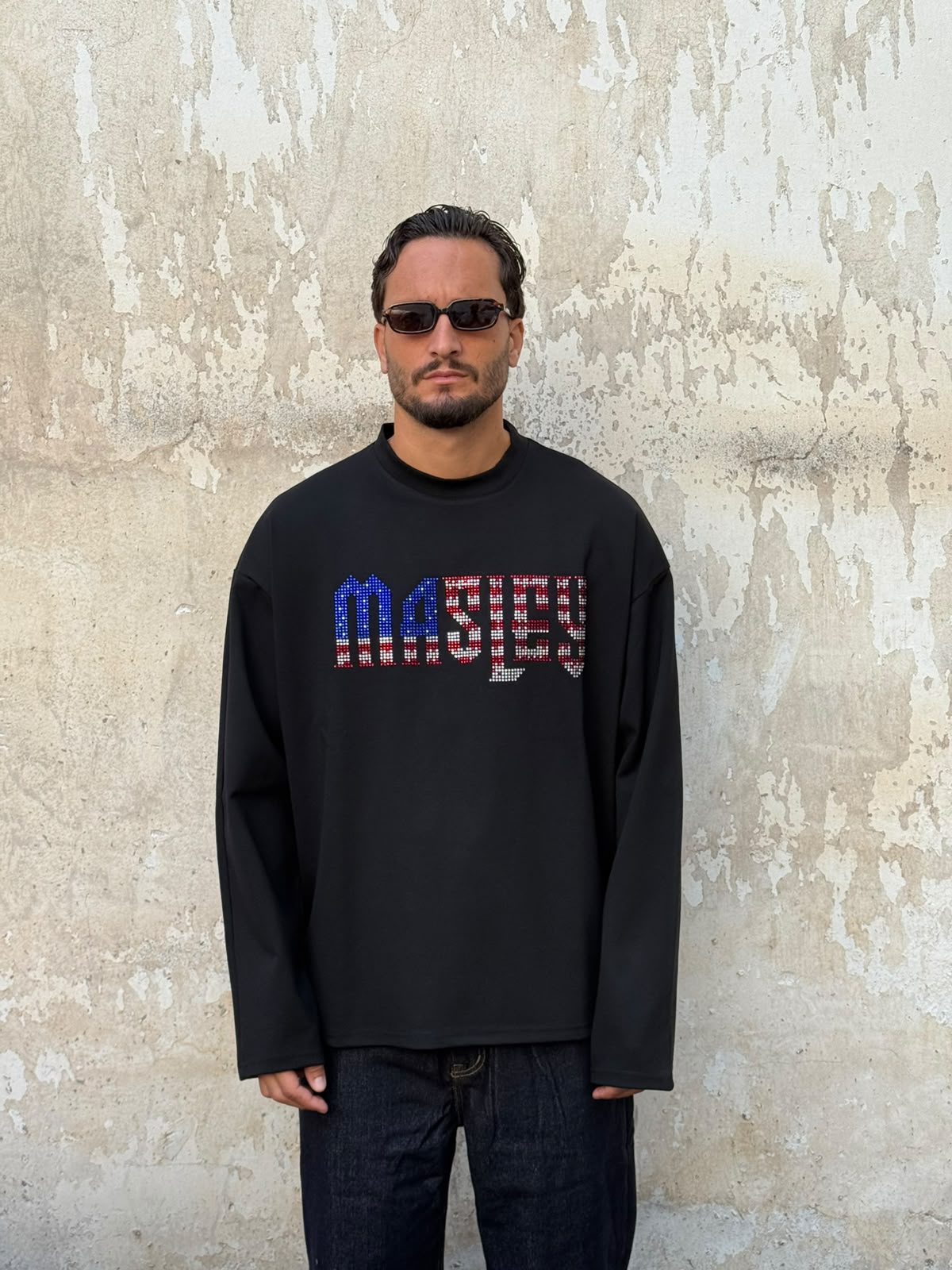 Long sleeave America nera