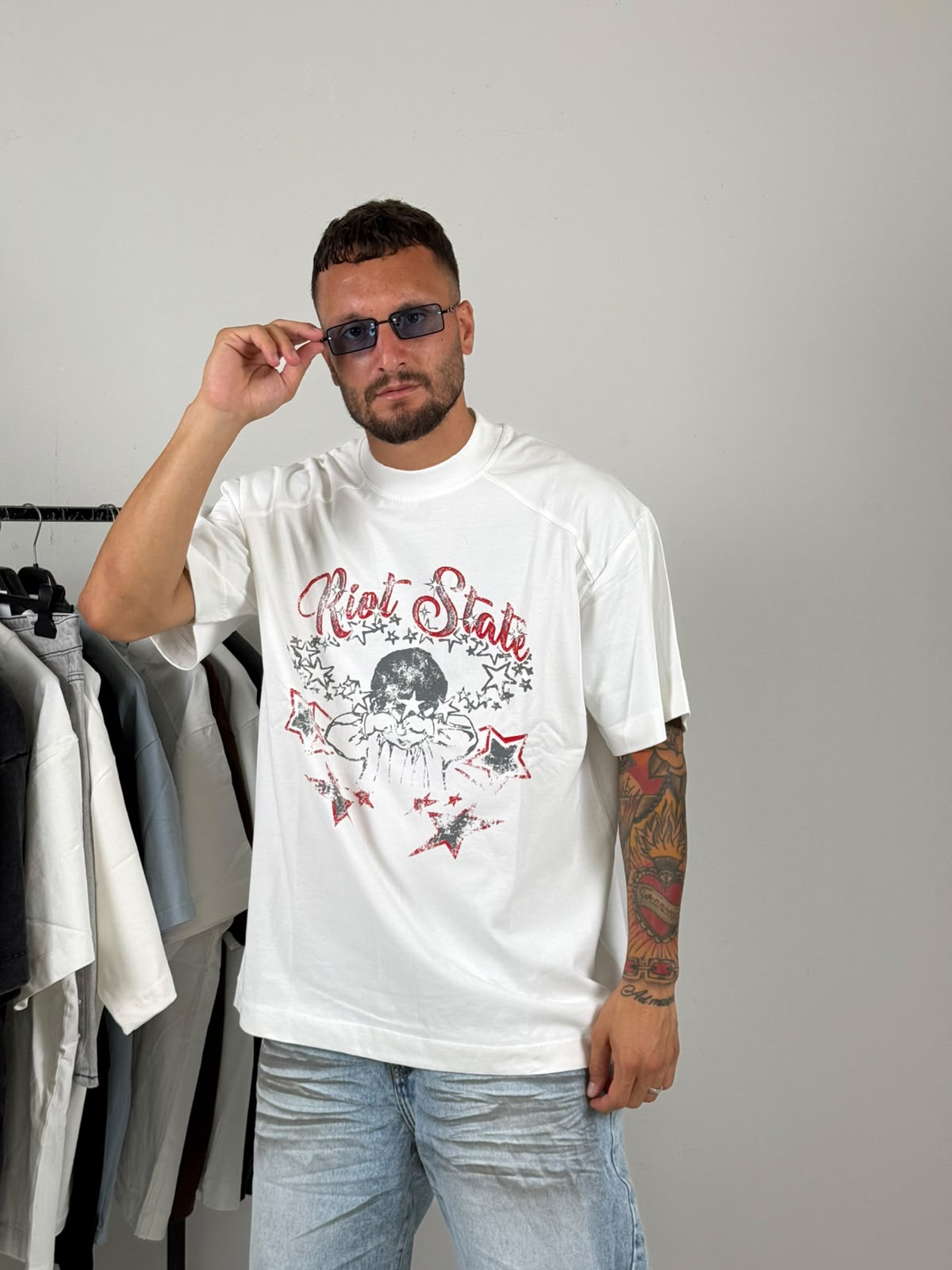 Shirt Riot state bianca