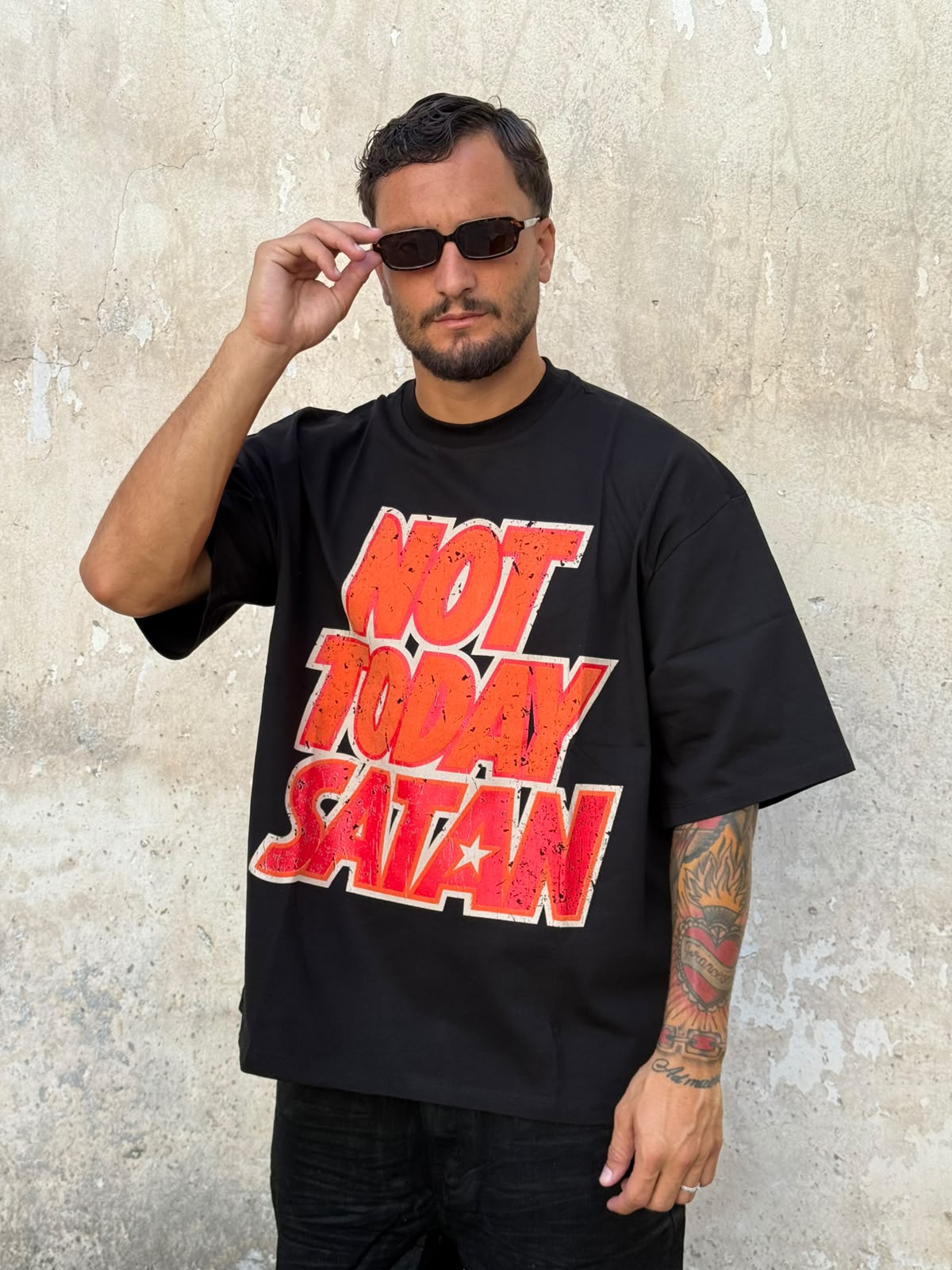 Shirt satan nera
