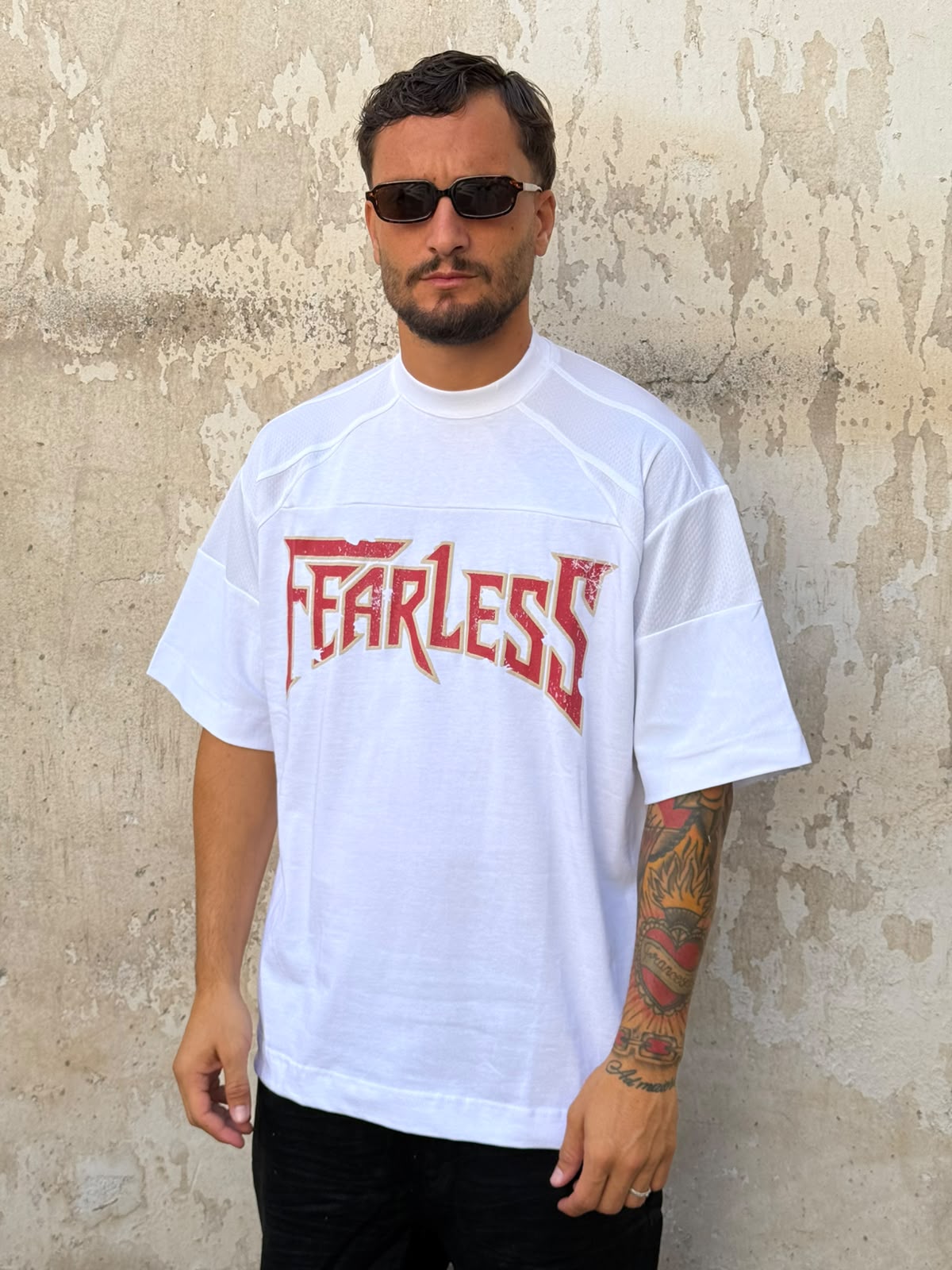 Shirt bianca fearless Jm