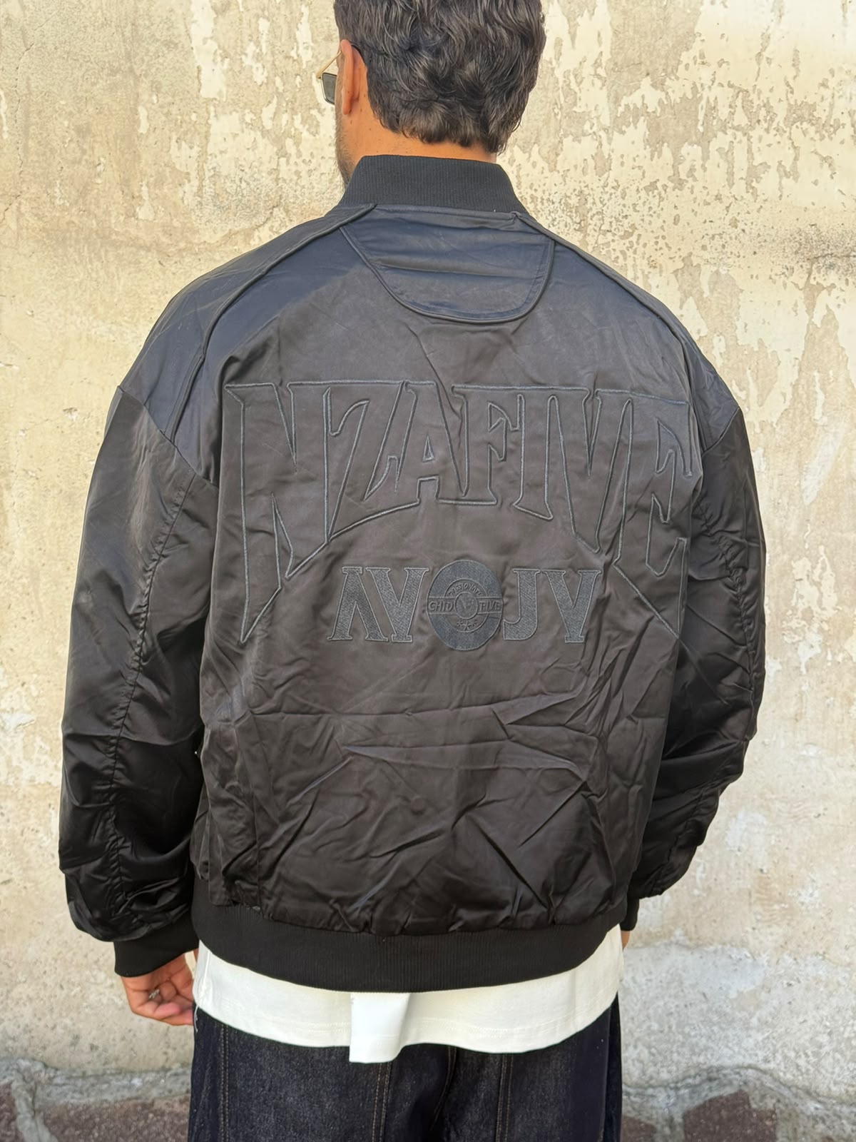 Bomber top nero