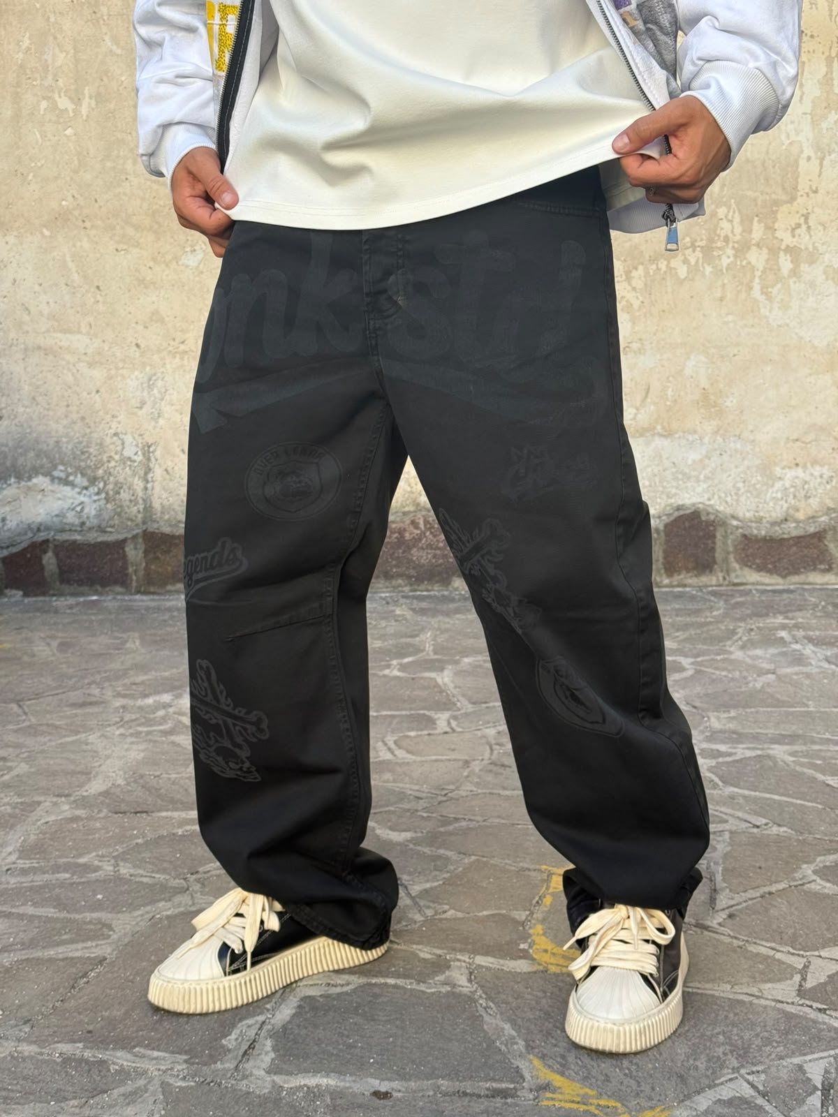 Baggy erman nero