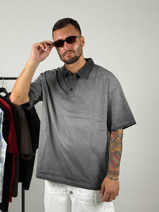 Polo slavata grigio scuro