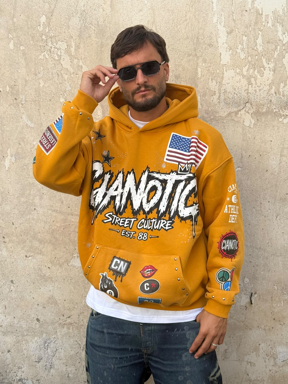 Felpa american street senape