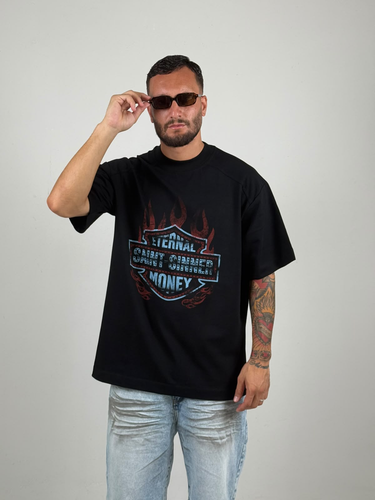 Shirt money fuego black