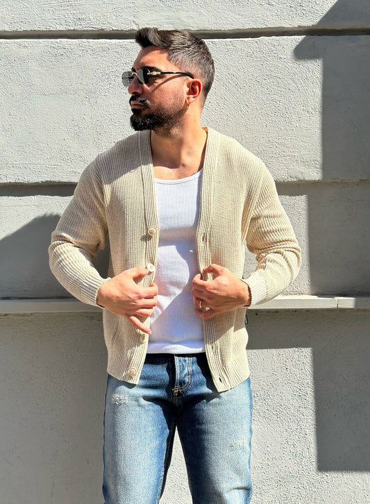 CARDIGAN CLASSIC BEIGE