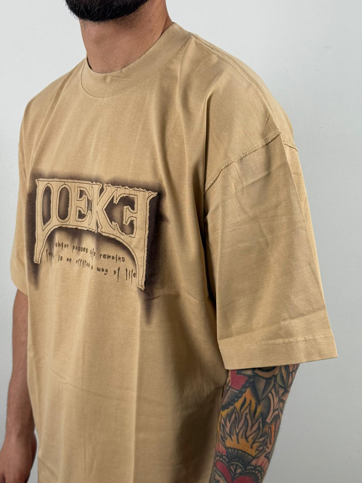 Shirt rilievo senape