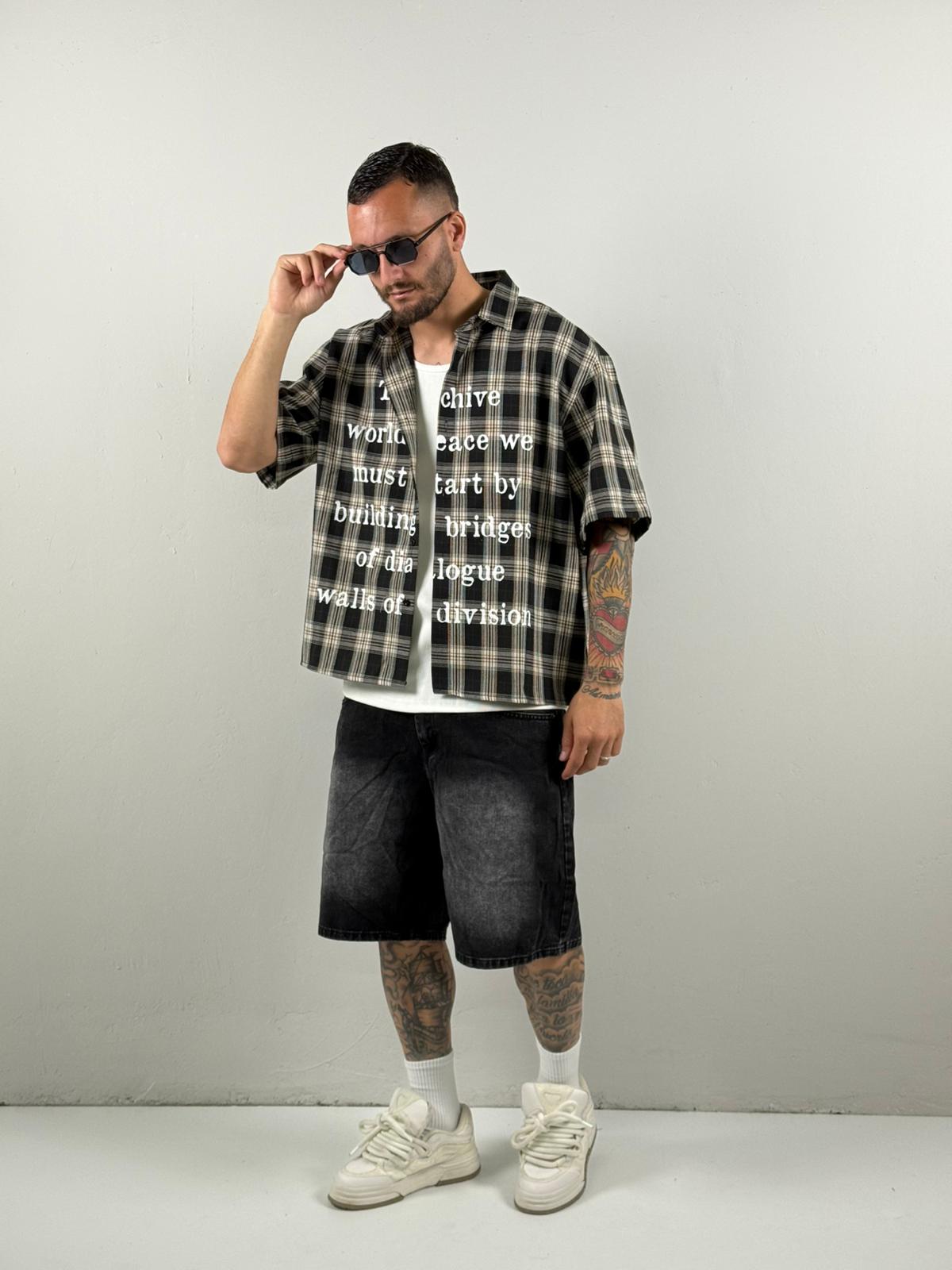 Camicia division nera