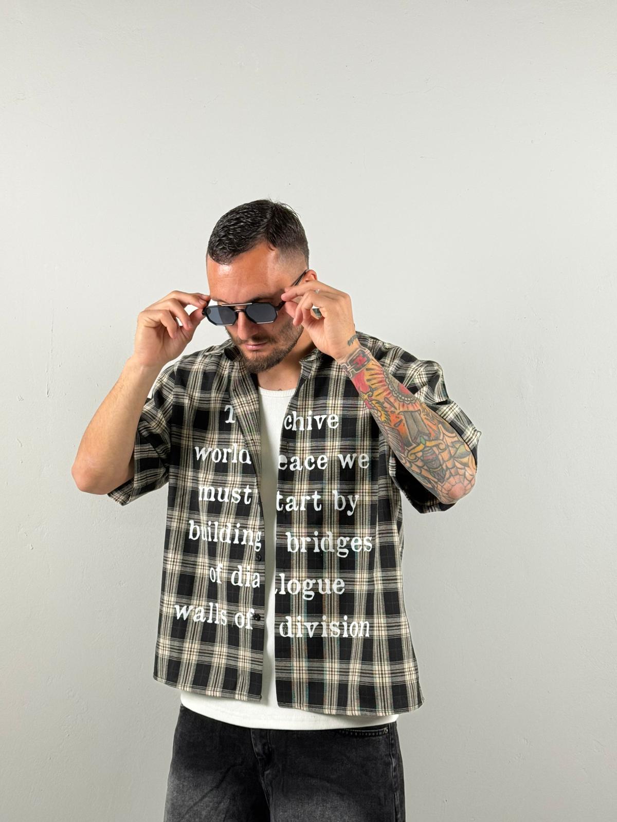 Camicia division nera