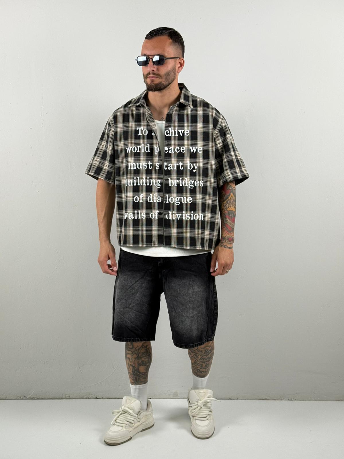 Camicia division nera