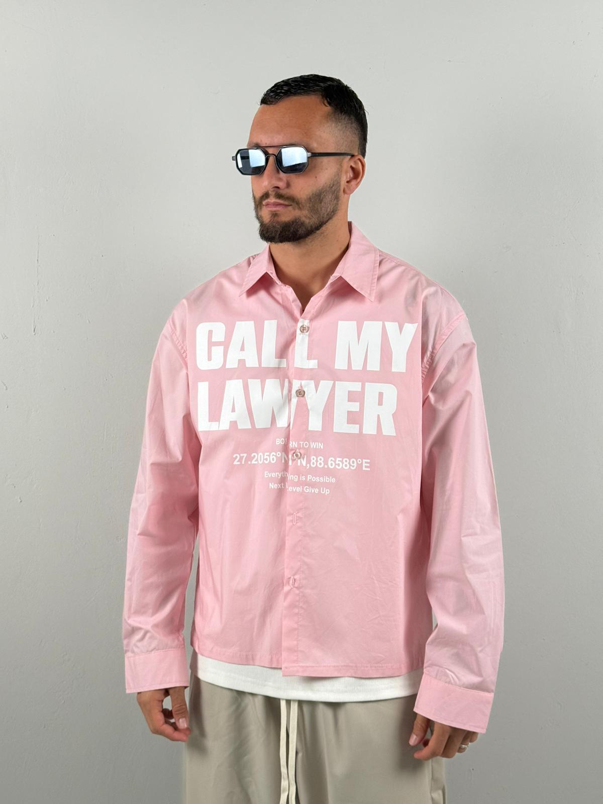Camicione rosa con scritte