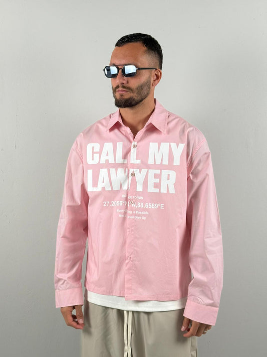 Camicione rosa con scritte