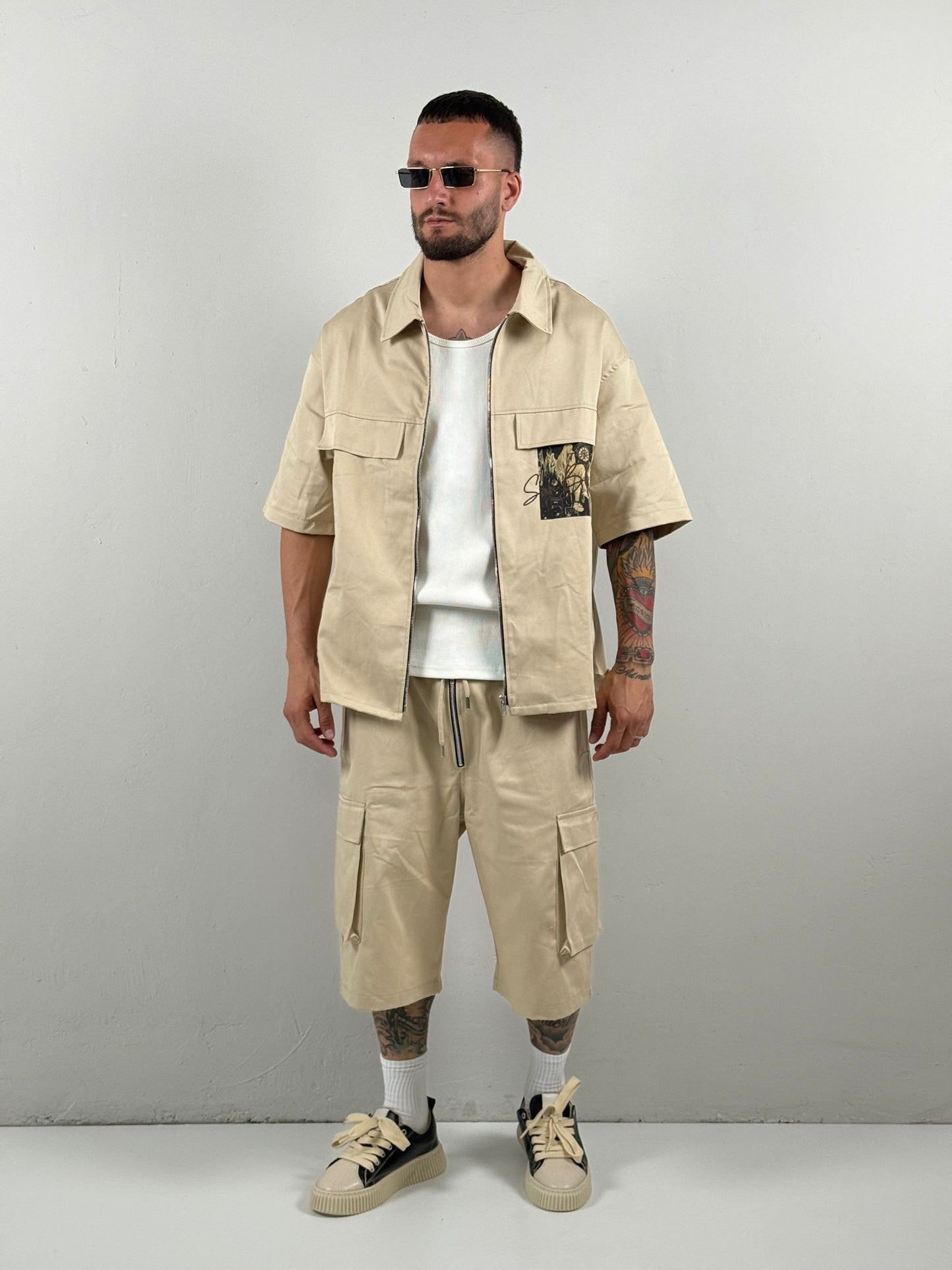 Coordinato stella bunker begie