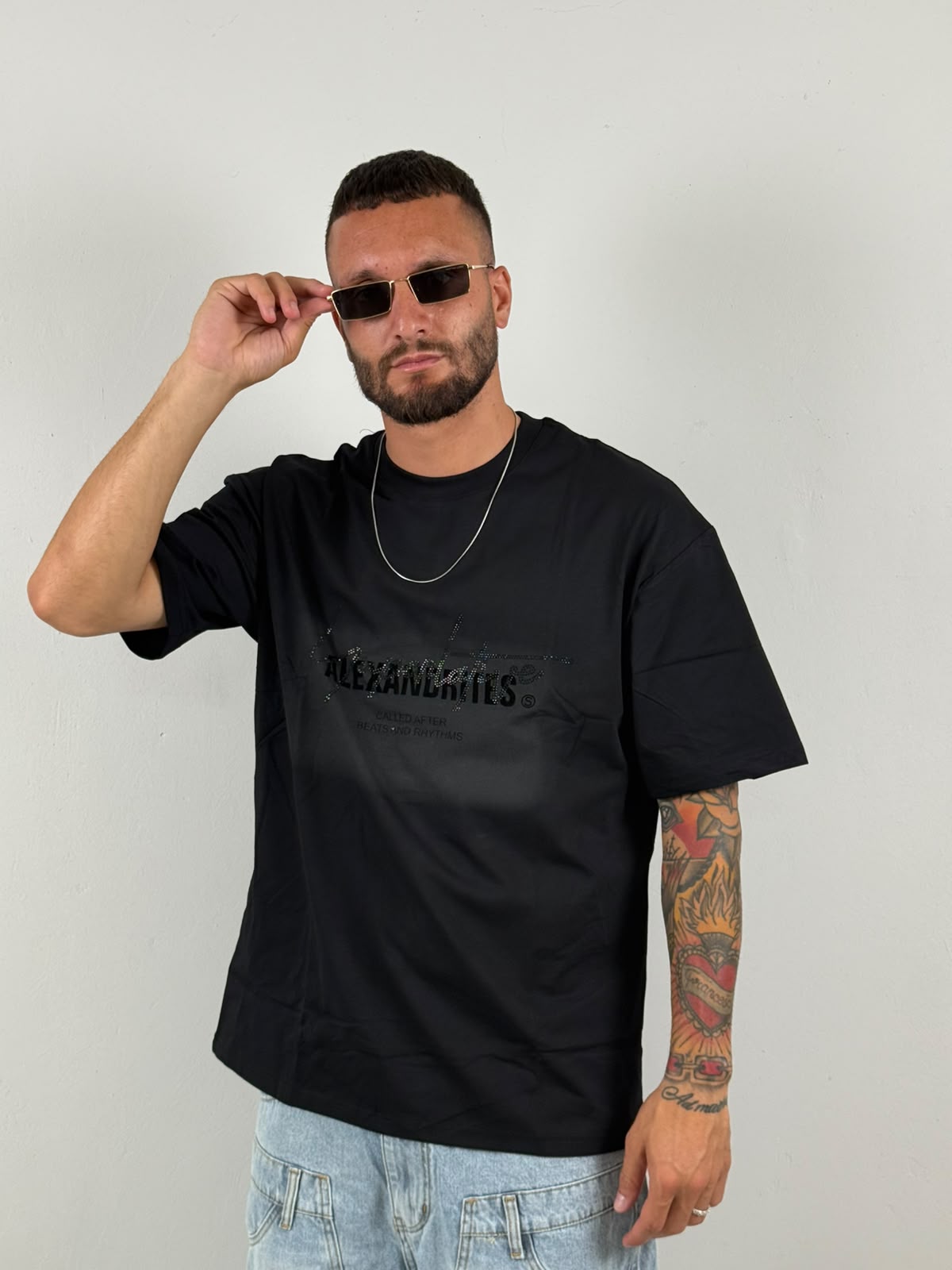 Shirt diamond nera