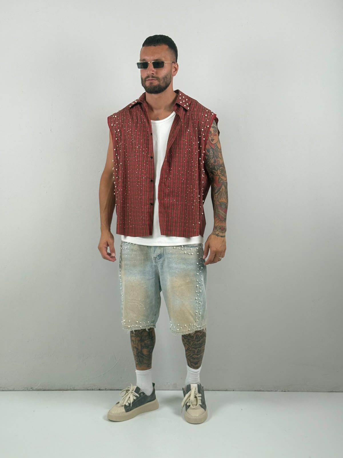 Camicia brillant quadri