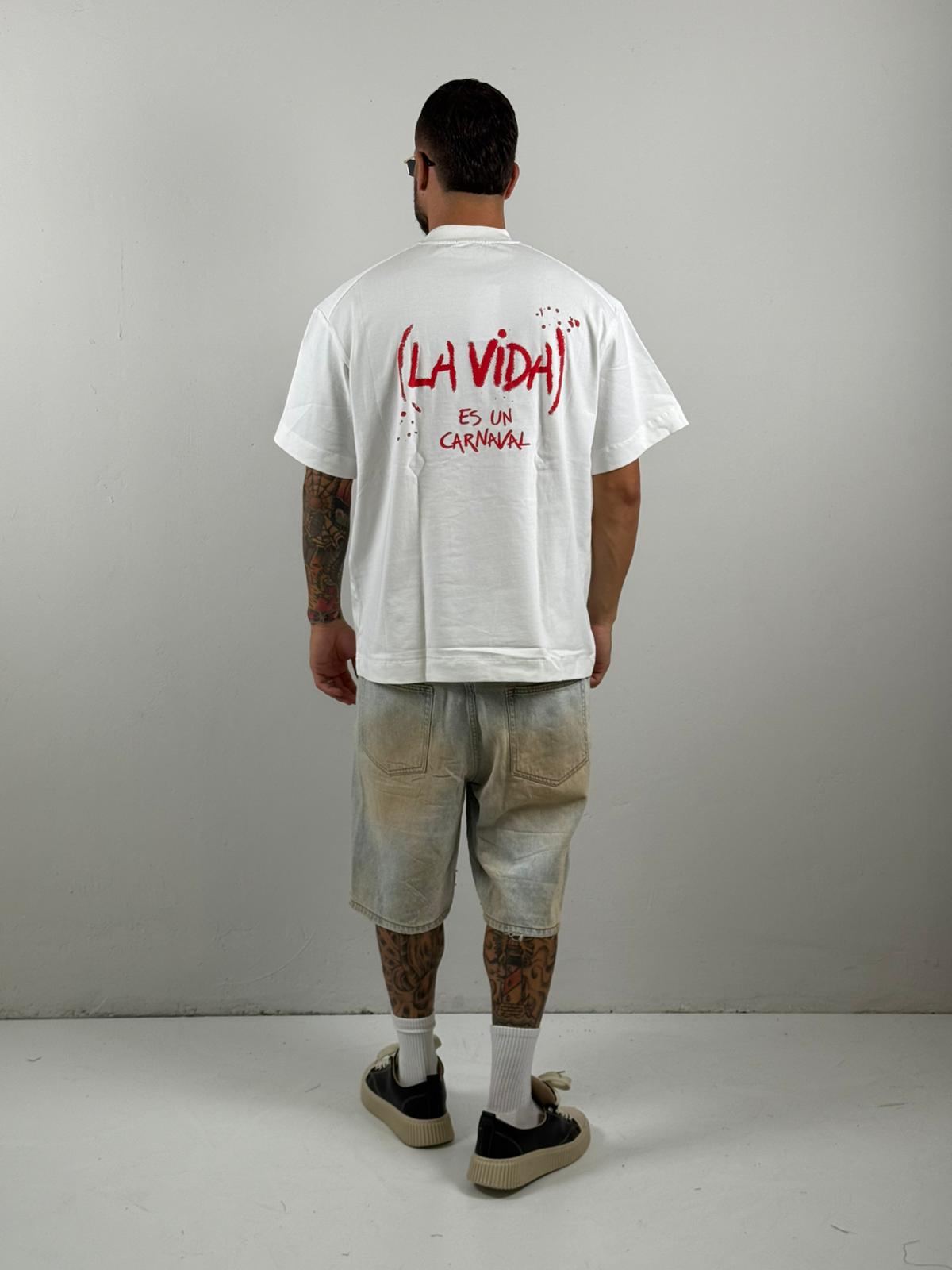 Shirt la vida white