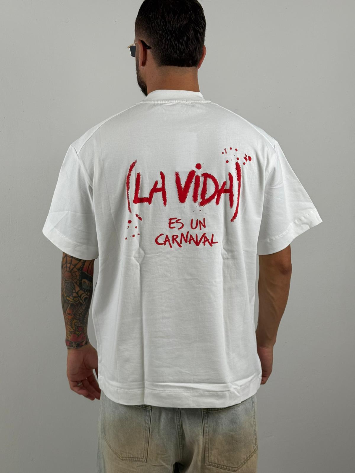 Shirt la vida white