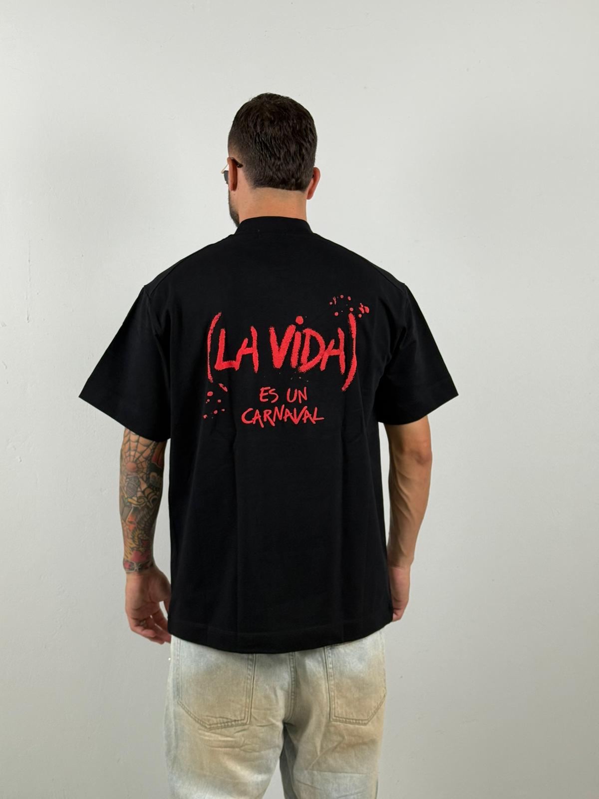 Shirt la vida black