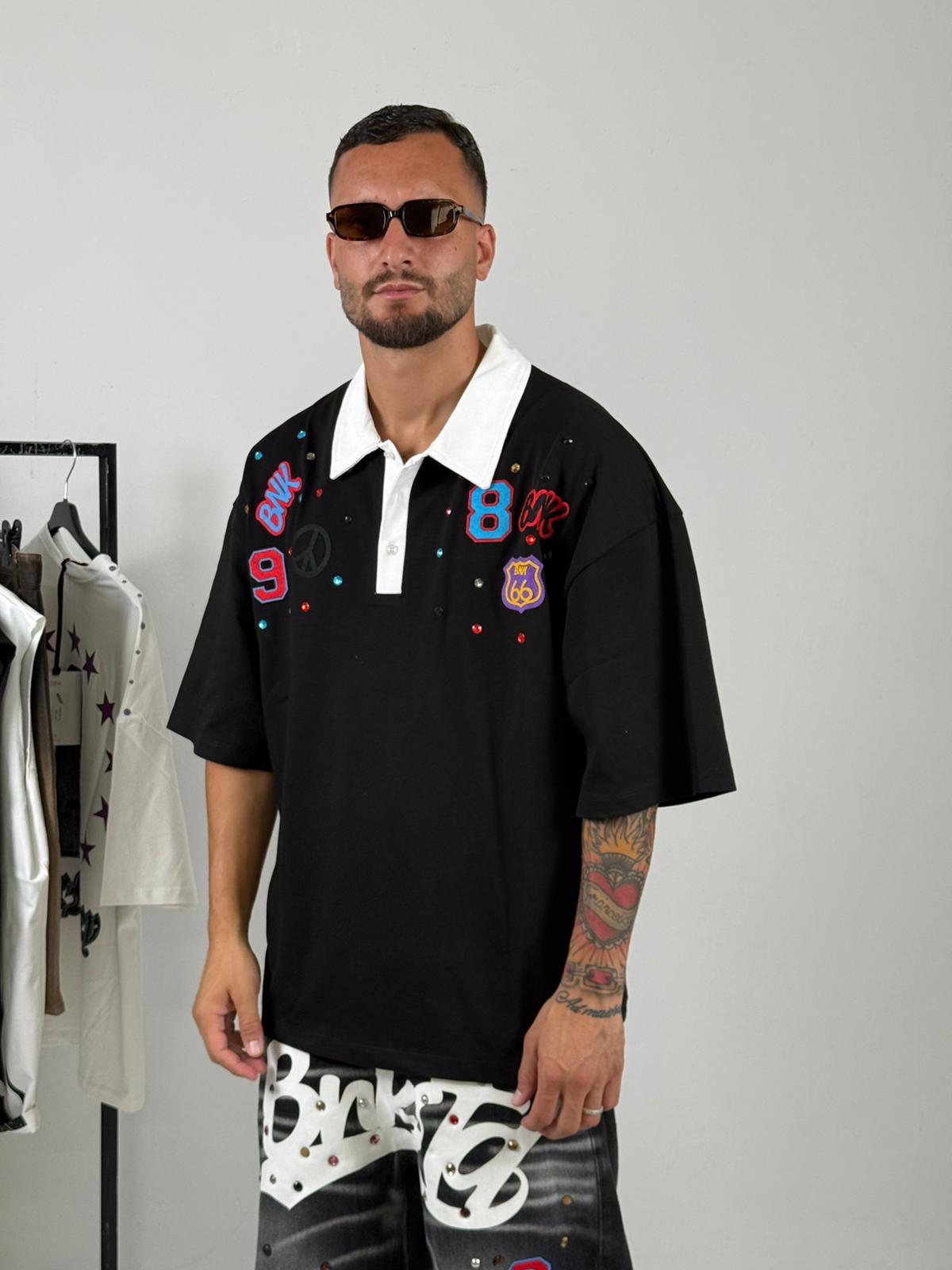 Polo american bunker nera