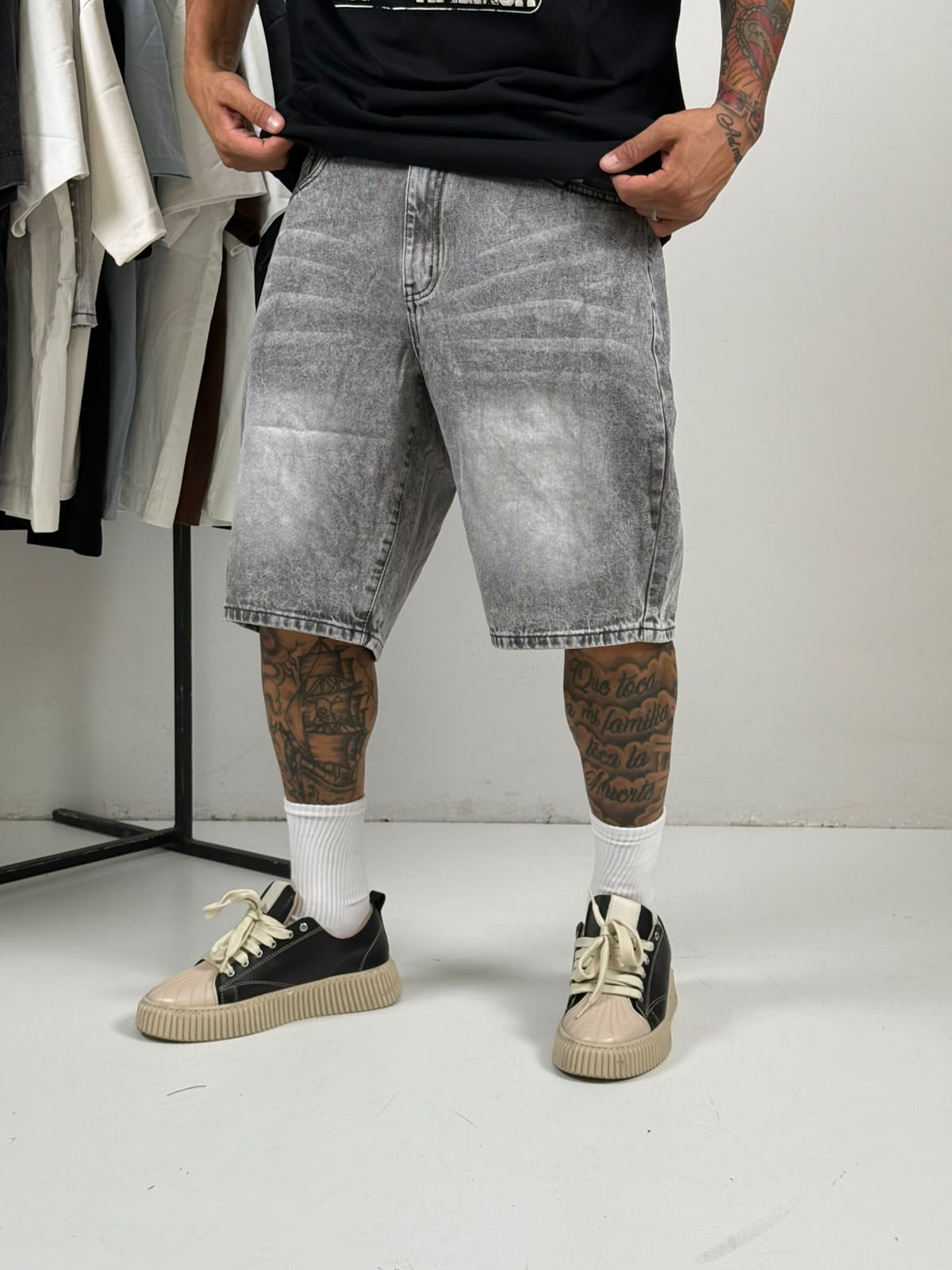Bermuda Lainer grigio chiaro