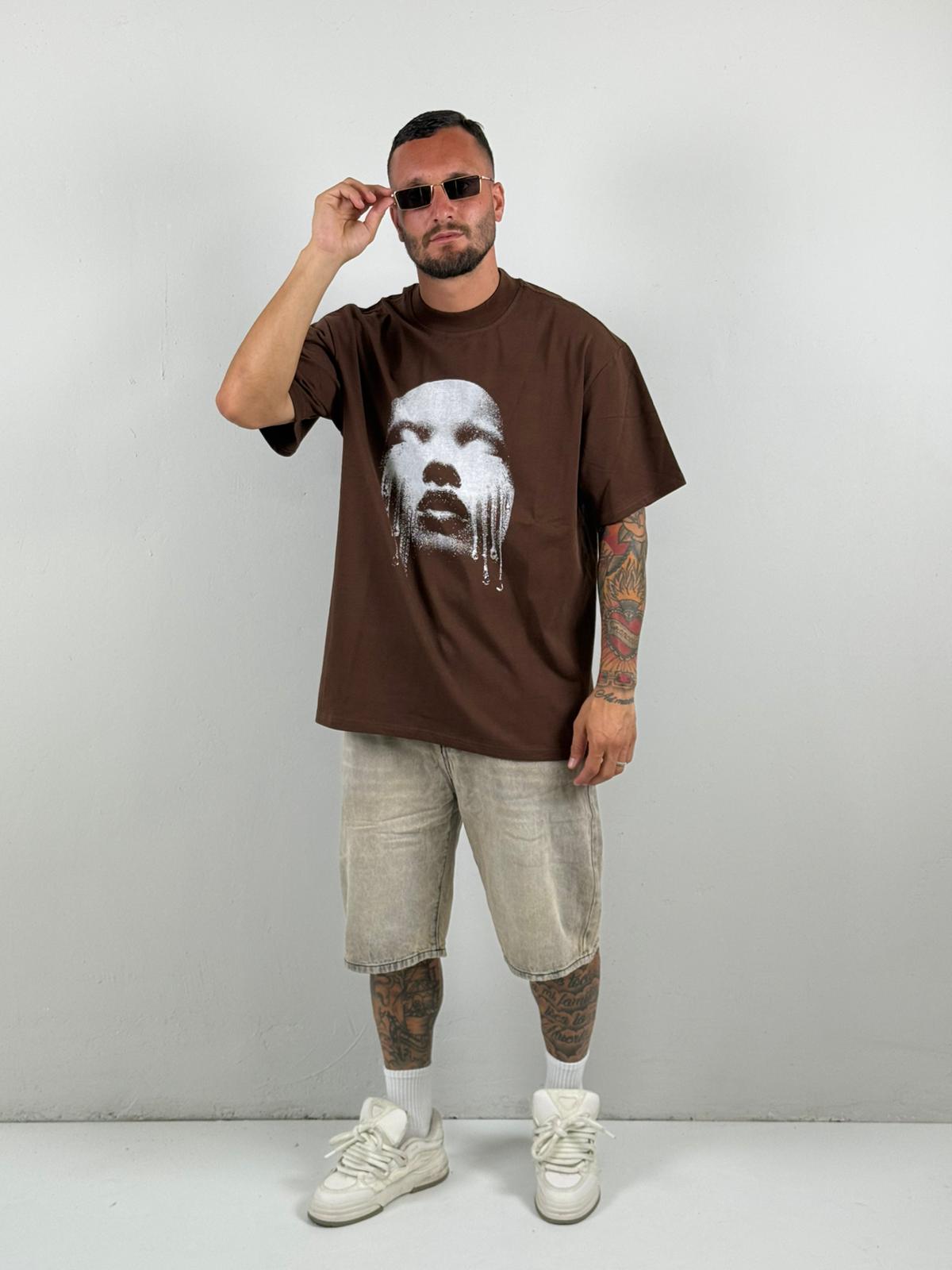 Shirt viso marrone