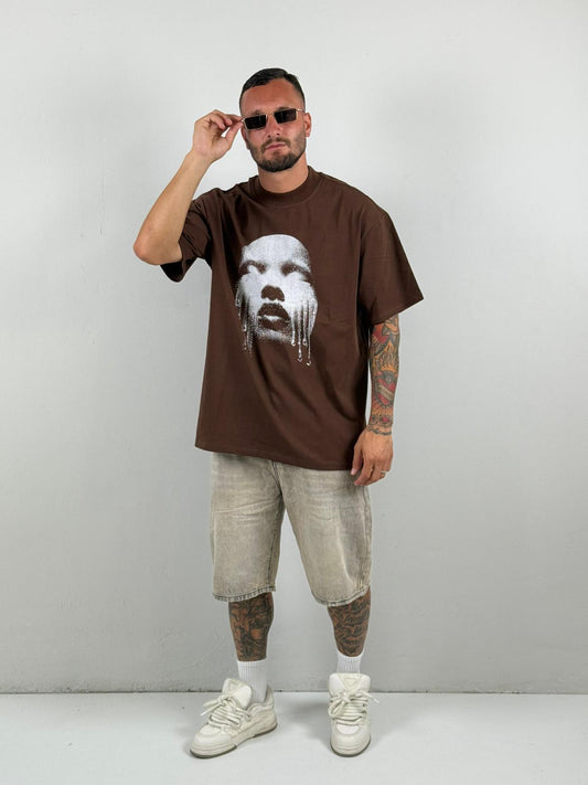 Shirt viso marrone
