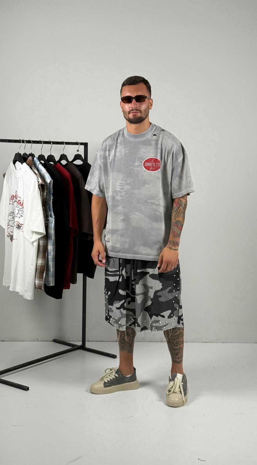Shirt from mimetica grigio