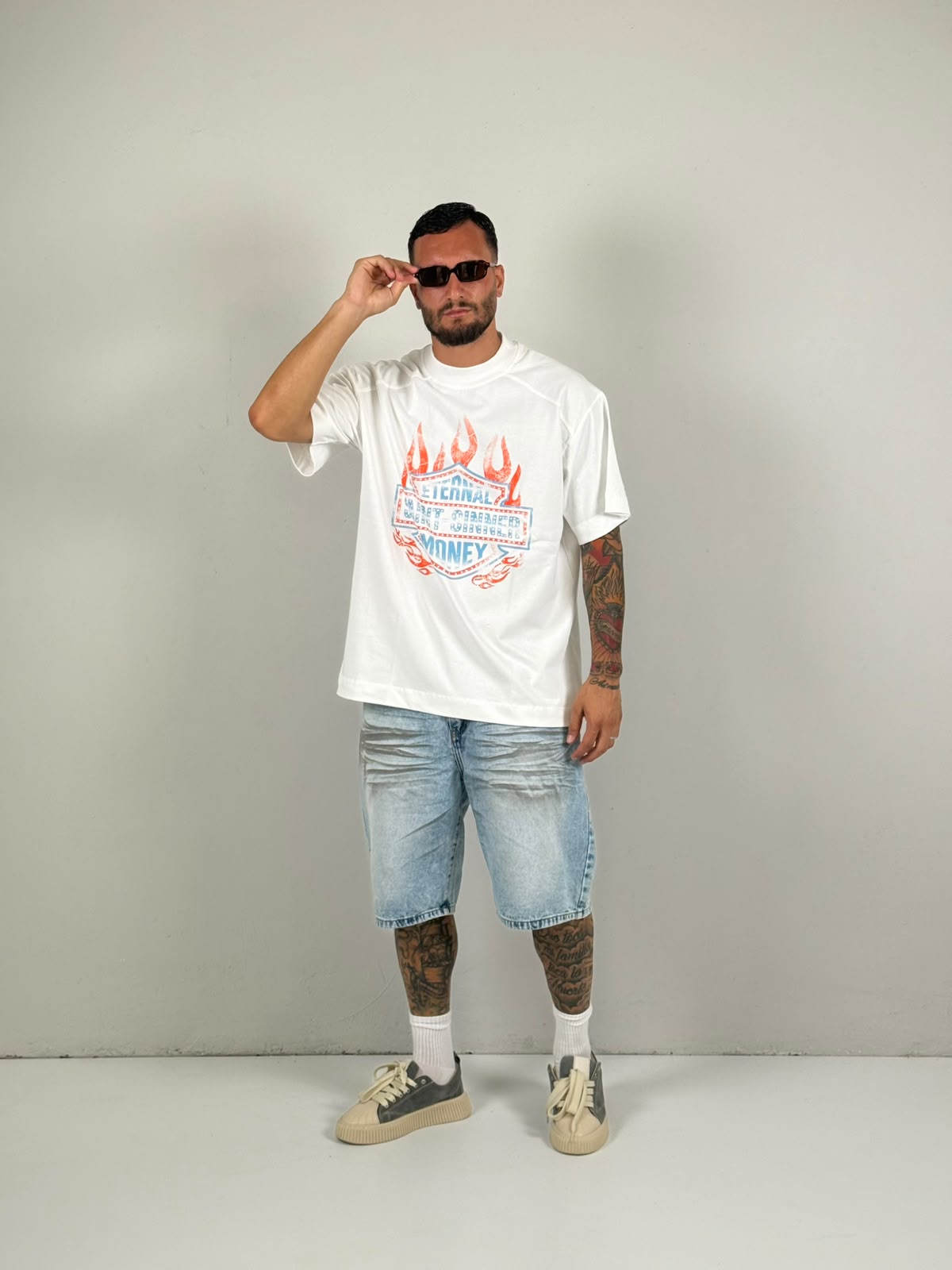 Shirt money fuego bianca