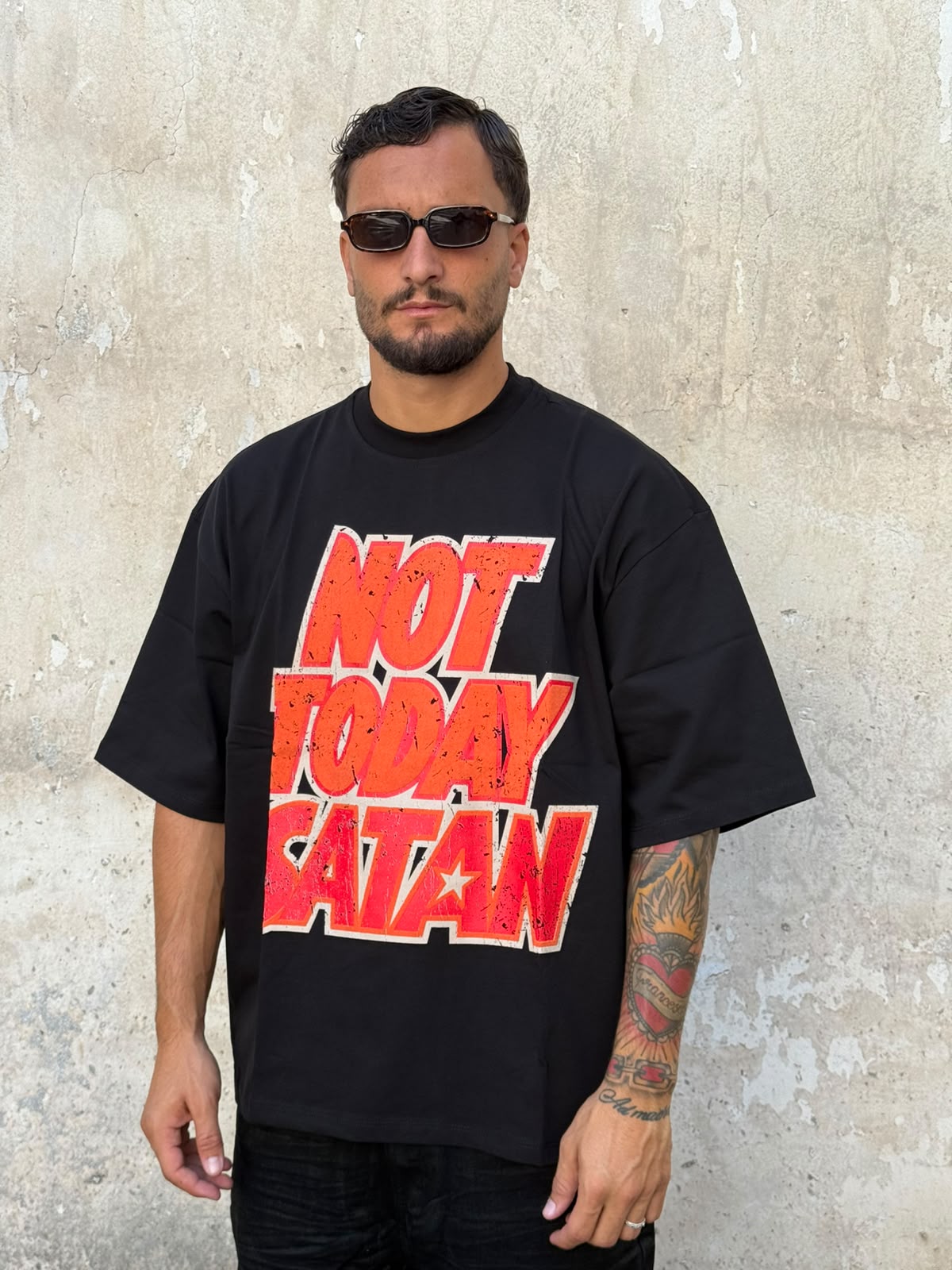 Shirt satan nera