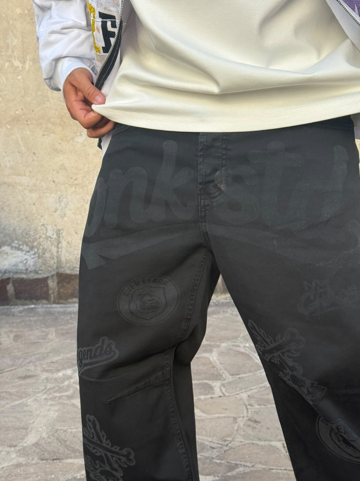 Baggy erman nero