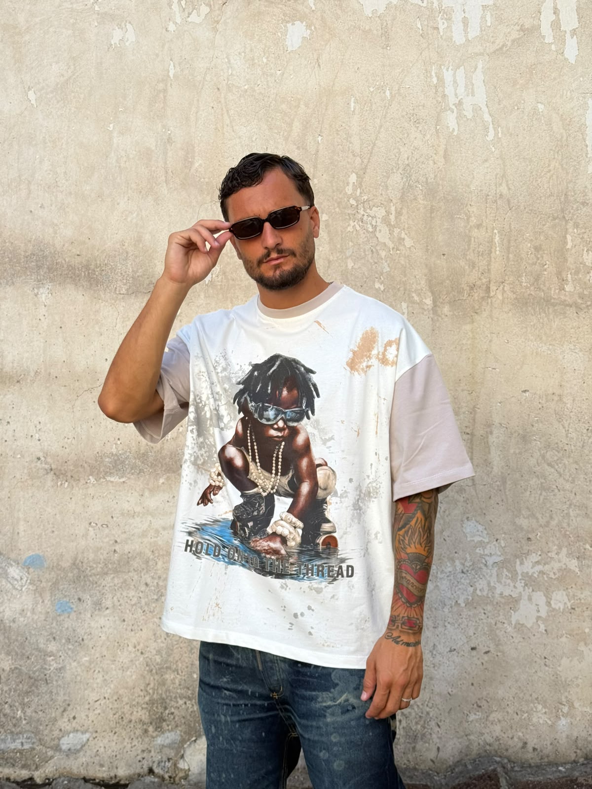 Shirt Afric bianca