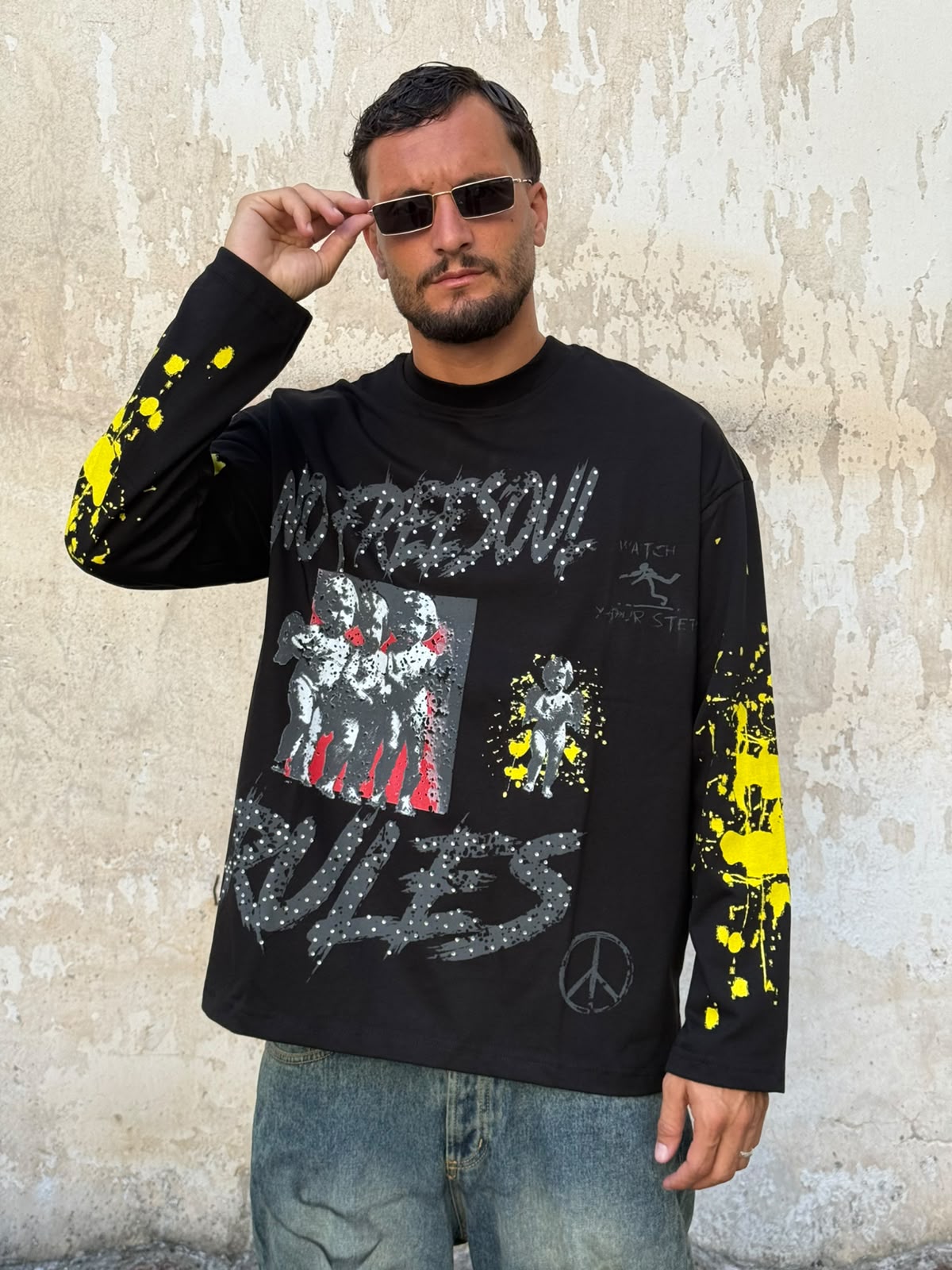 Long sleeve Rules black